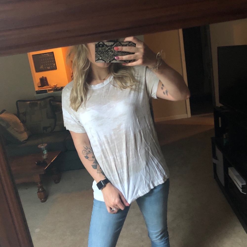 American Eagle Oversized Slub T Shirt